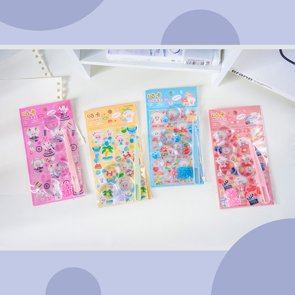 

Panmomo Sheep Paradise Guka Stickers DIY Shake Shake Kit - Sticker Dekorasi