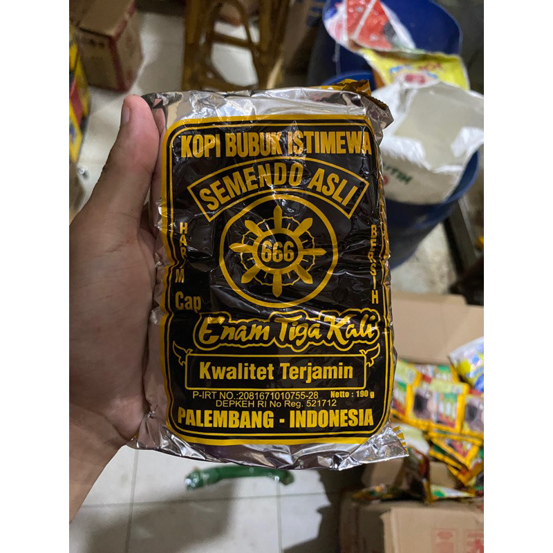 

Kopi bubuk istimewa semendo asli 666