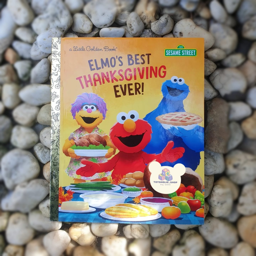 Elmo's Best Thanksgiving Ever Little Golden Book
