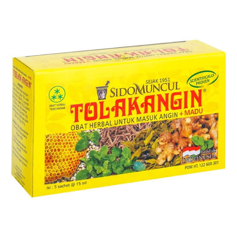 

Tolak angin sidomuncul 1kotak isi 12 sachet