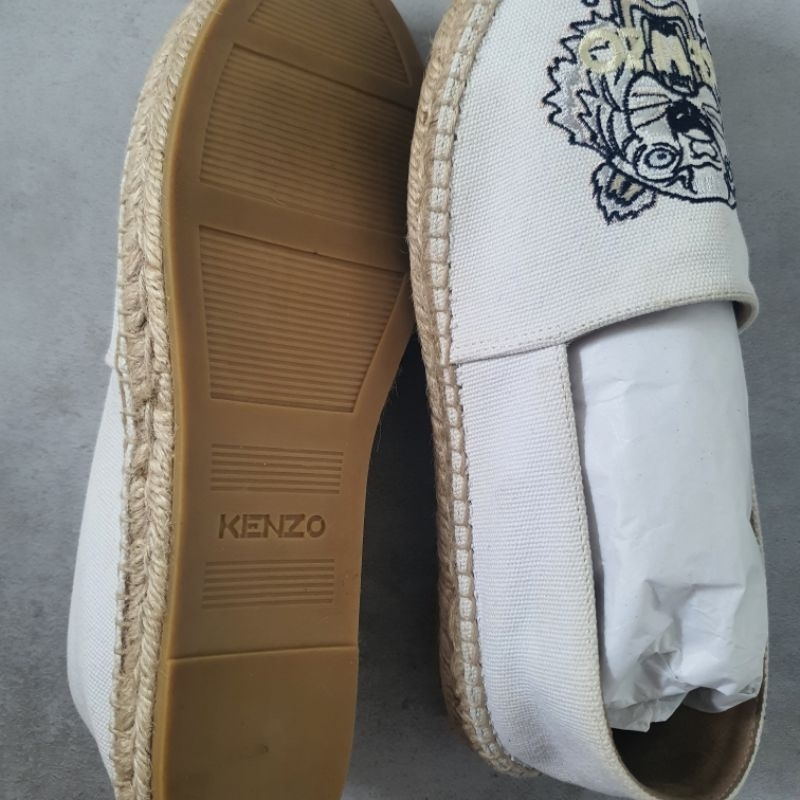 Preloved Sepatu Kenzo Tiger Espadrilles White