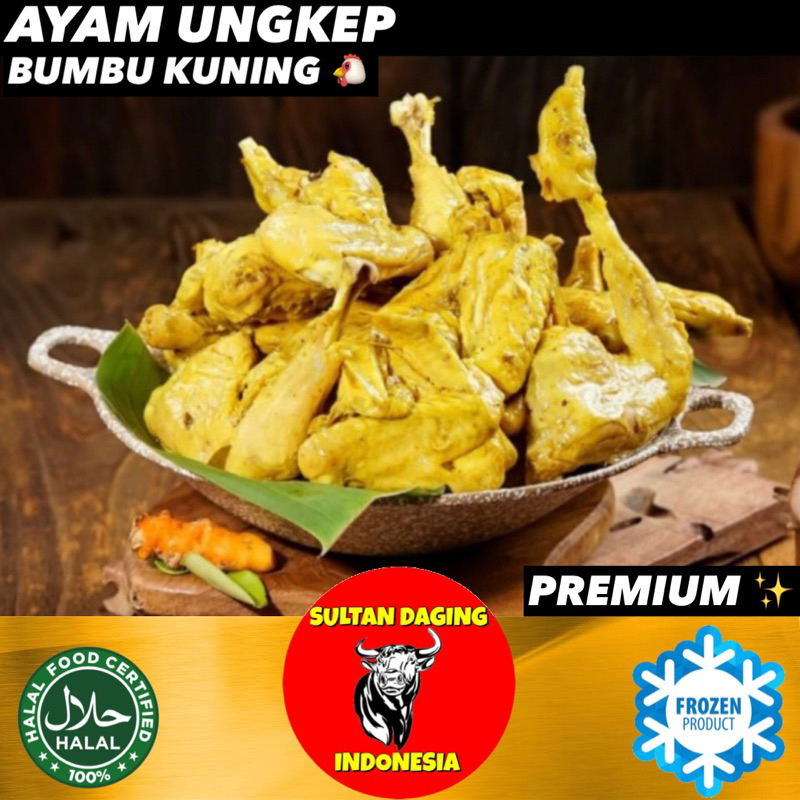 

AYAM UNGKEP BUMBU KUNING FROZEN/ AYAM UNGKEP SIAP GORENG/ AYAM KUNING/ AYAM UNGKEP BUMBU KUNING GORENG/ AYAM KUNING FROZEN/ AYAM KUNING FROZEN GORENG