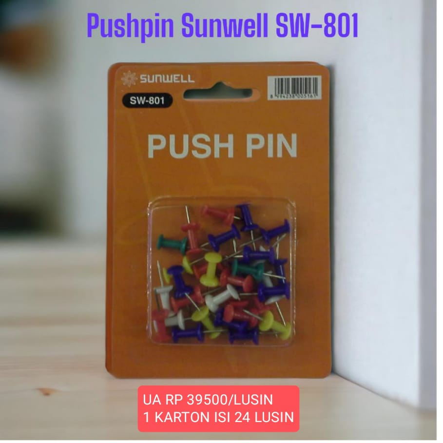 

PUSHPIN MEREK RANDOM /1 SET