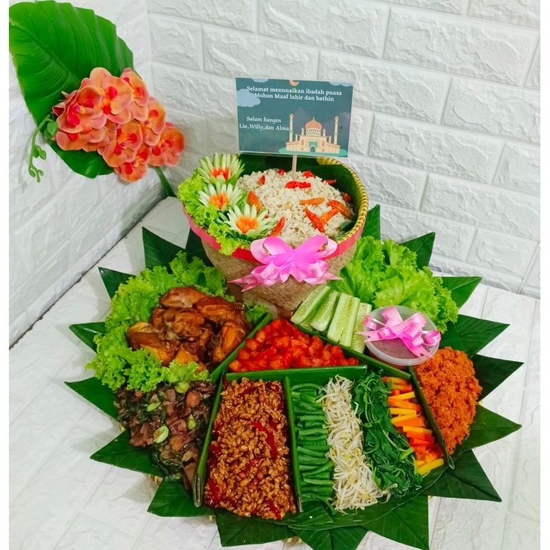 

Nasi liwet bakul/Tampah/Komplit