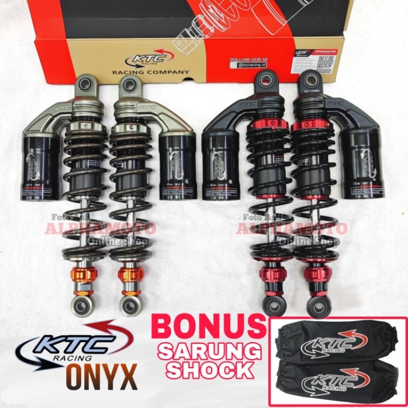 shock ktc racing onyx 280 320 340 shockbreaker belakang rxking tiger supra extreme w175 jupiter z ve