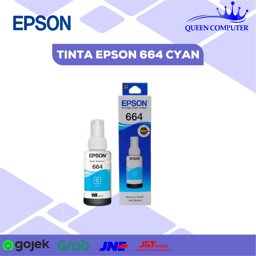 TINTA EPSON CYAN 664 / Tinta Epson 664 / Tinta 664 Cyan / Tinta 6642