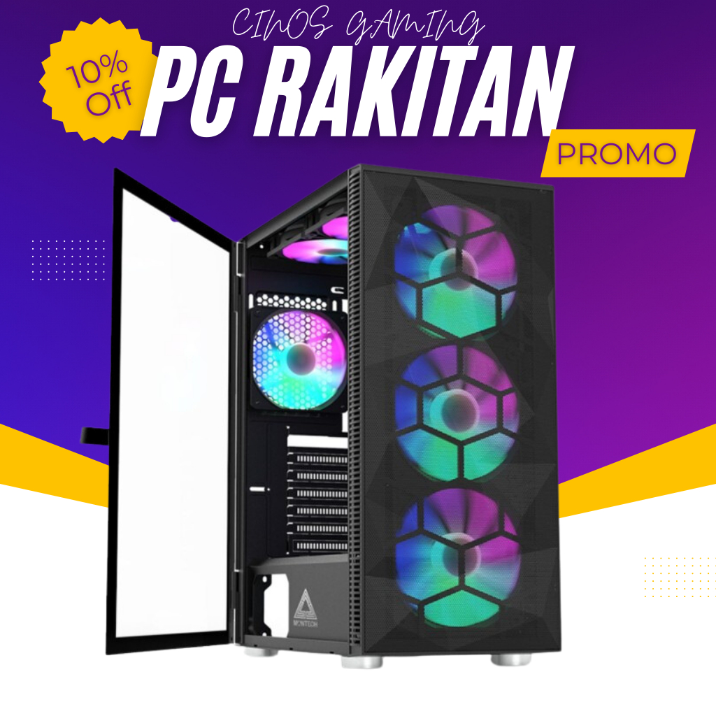 PC GAMING I7 GEN 10 / VGA GTX 1660 SUPER 6GB / 16GB RAM - GAMING STREAMING PRO