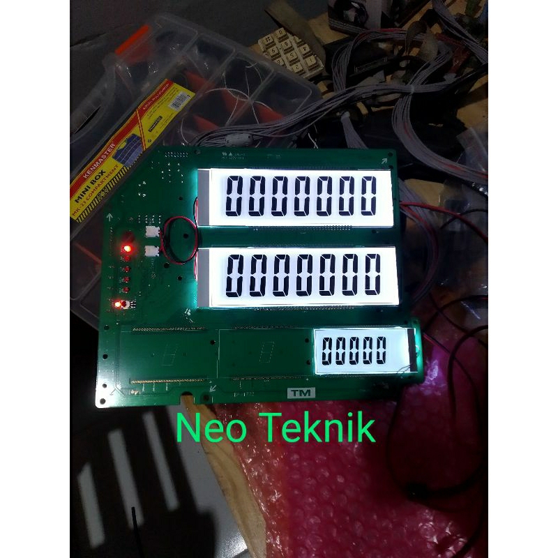 display Tatsuno 7 digit / 5 digit