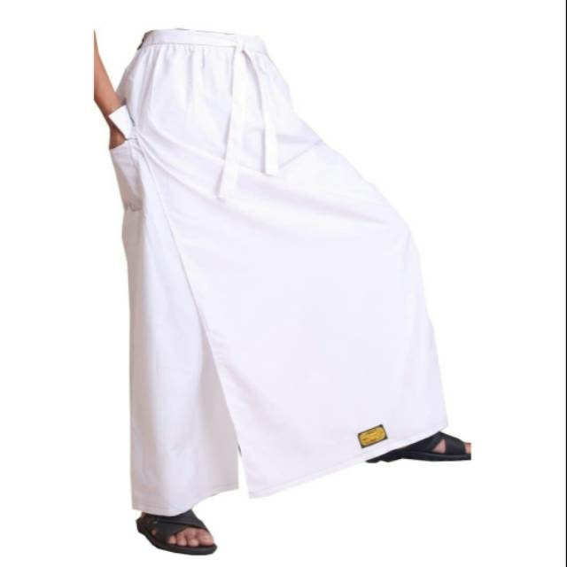 SARUNG CELANA DEWASA WARNA PUTIH POLOS/SARUNG CELANA WADIMOR