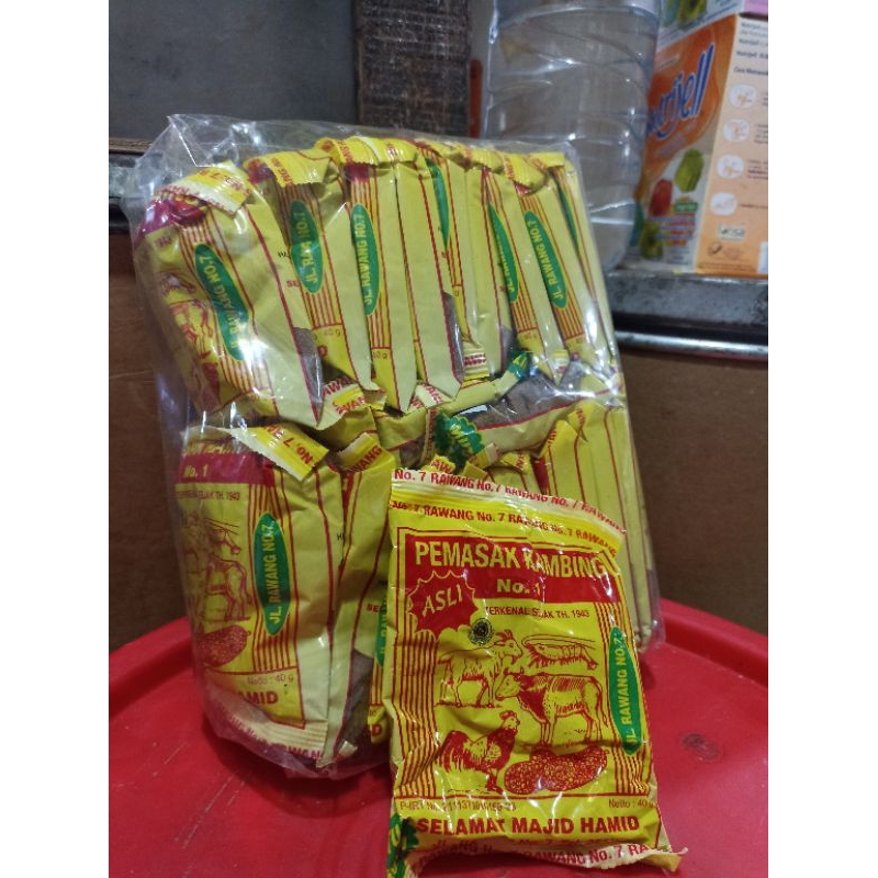 

Pemasak Kambing 40gr , isi 20 sachet