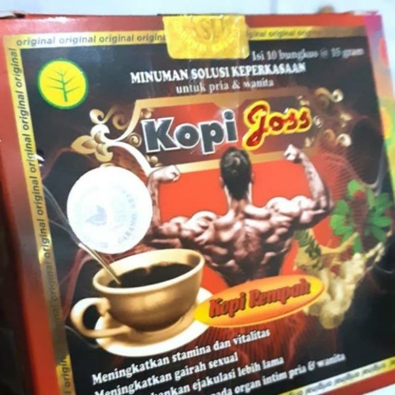 

KopiJos KopiRempahJoss Kopi Rempah Joss Instan Coffee mic 3in1 original pria mantap