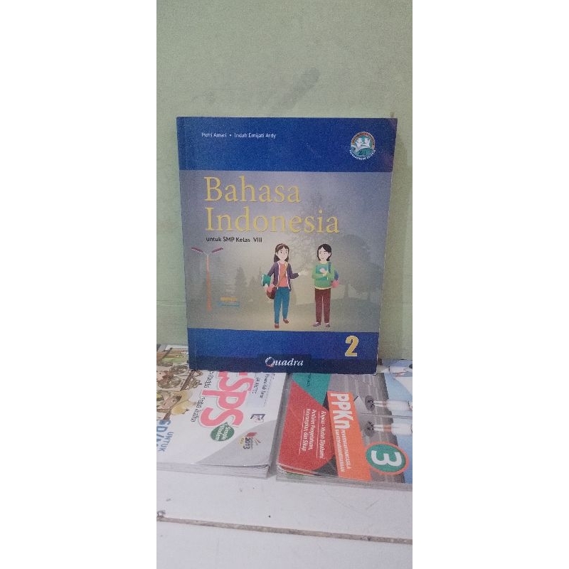 Buku Bahasa Indonesia kelas 2-8-VIII smp quadra