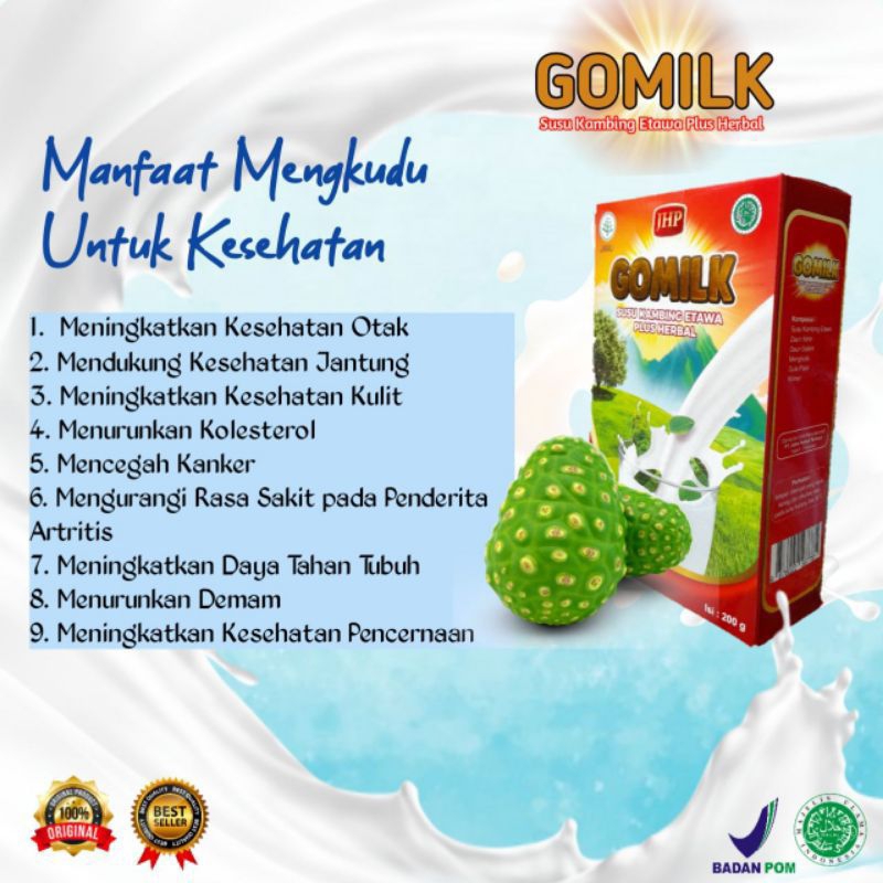 

Susu Kambing Gomilk 200gr