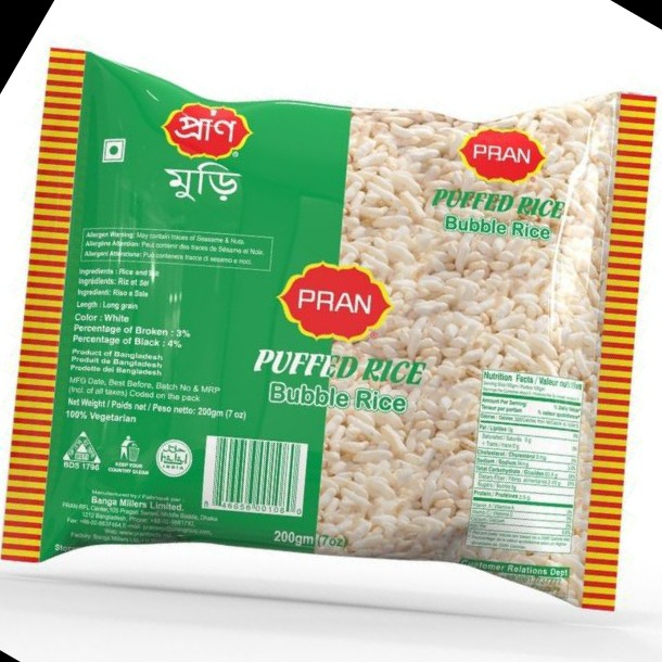 

PUFFED RICE PRAN 200G / Bubble Rice / Fres & Crispy / Nasi Kembung