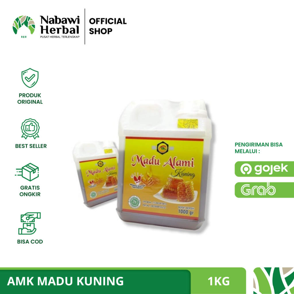 

AMK Madu Alami Kuning 1 Kg