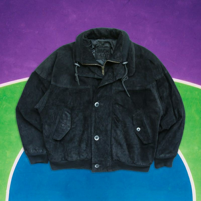 BACKLOT VINTAGE SUEDE LEATHER JACKET