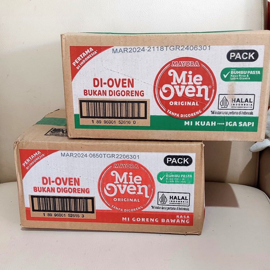 Mie Oven Mayora 1 Dus - Mie Oven Mie Instan 1 Karton