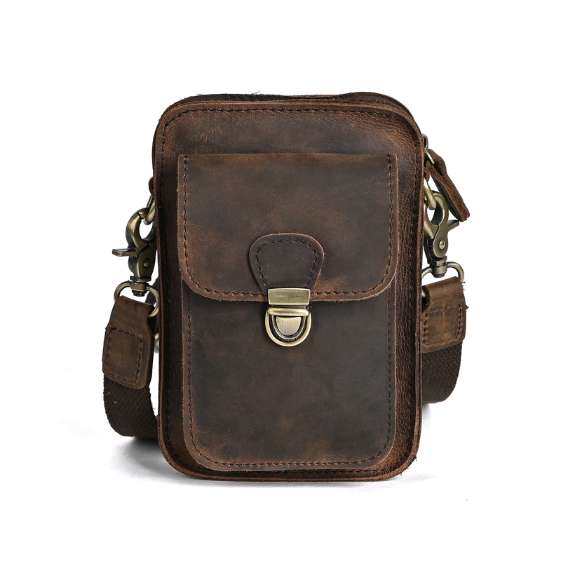 Tas pinggang hp / tas selempang retro pria minimalis