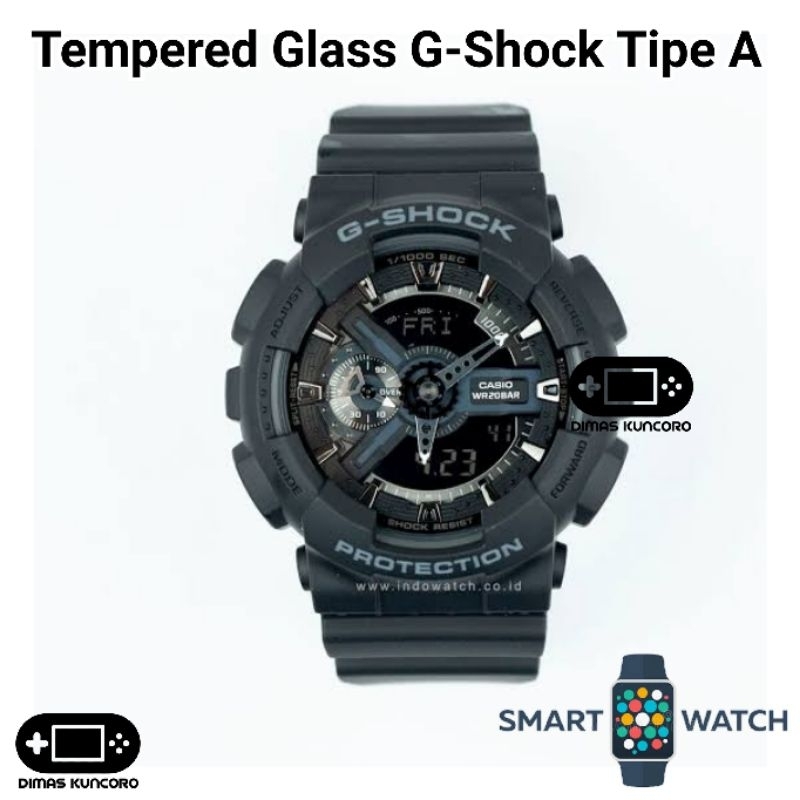 Tempered Glass G-Shock Tipe A anti gores casio gshock gd ga 100 110 120 GA100 GA110 GA120 GD100 GA12