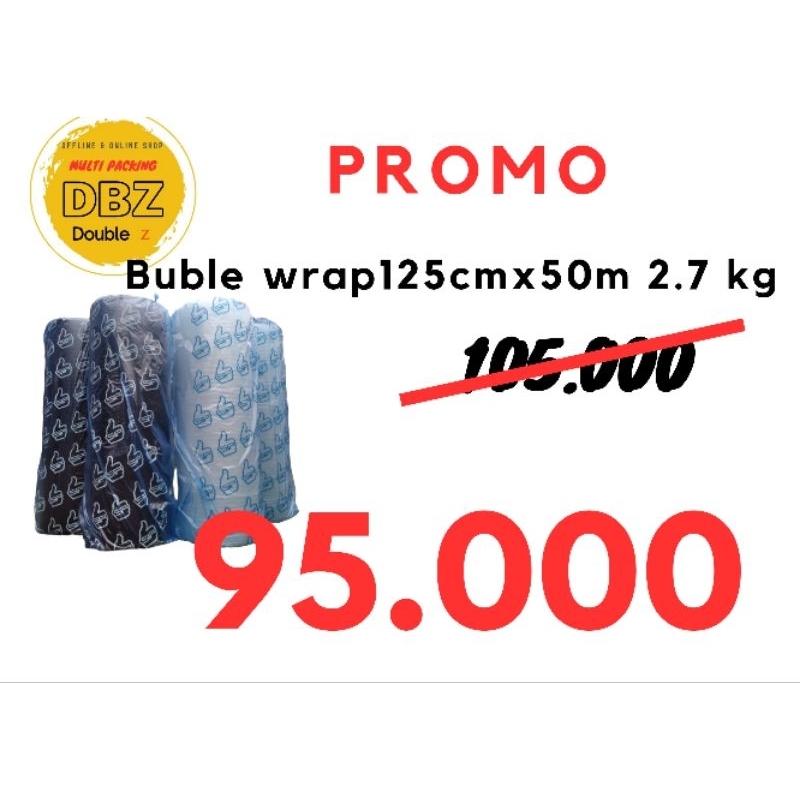 

BUBBLE WRAP WARNA UKURAN 125CM×50M