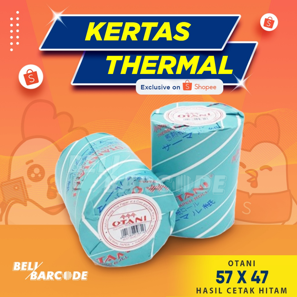 

Otani Kertas Kasir 57x47 mm Struk Kasir Warna Hitam Tanpa Core