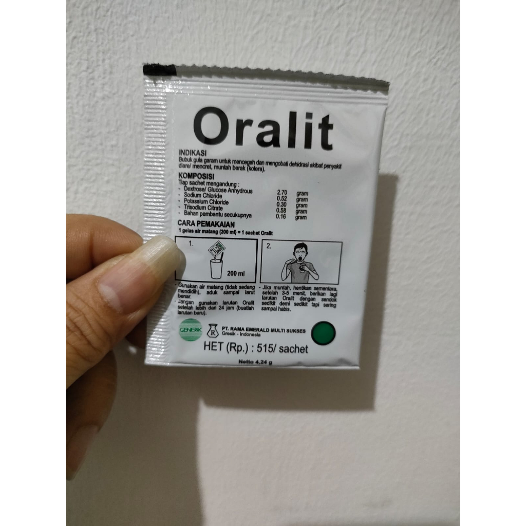 

ORALIT PACK 10 SACHET / PENGGANTI CAIRAN TUBUH