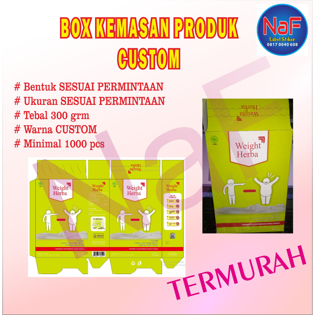 

Cetak Box Kemasan Custom - Parfume - Cosmetik - Herbal