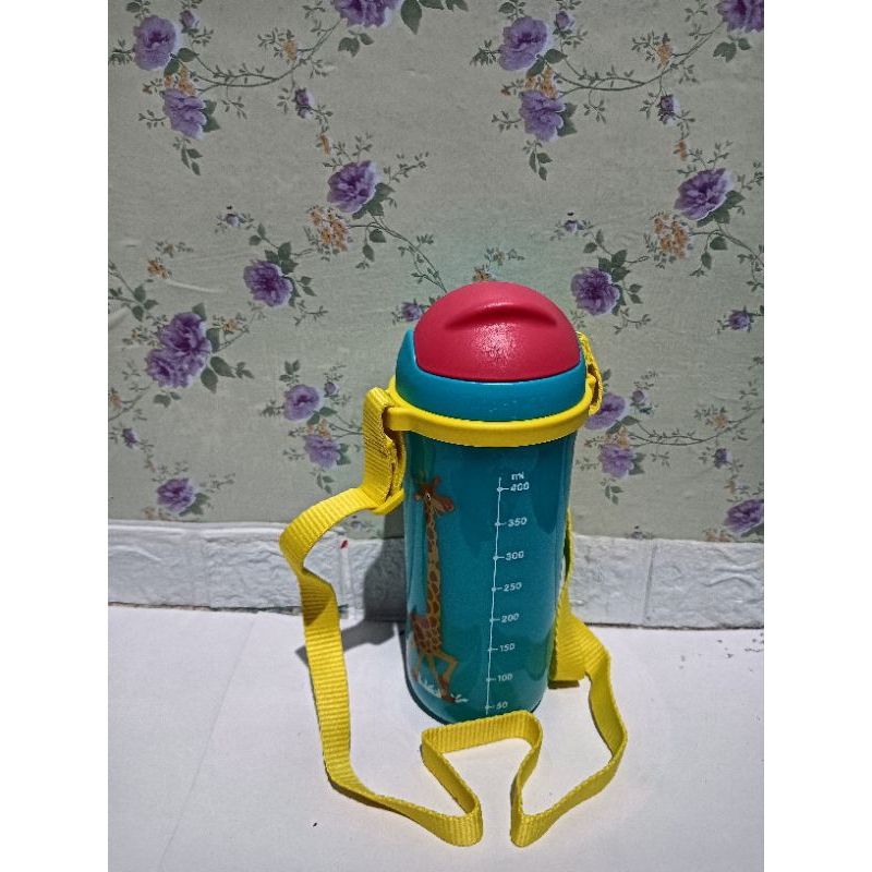 botol minum anak tupperware kiddos tumbler with straw promo