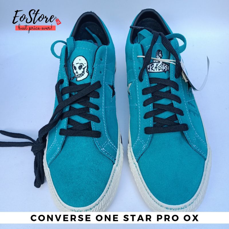 Converse One Star Pro OX 173215C Rapid Teal/Black/Egret