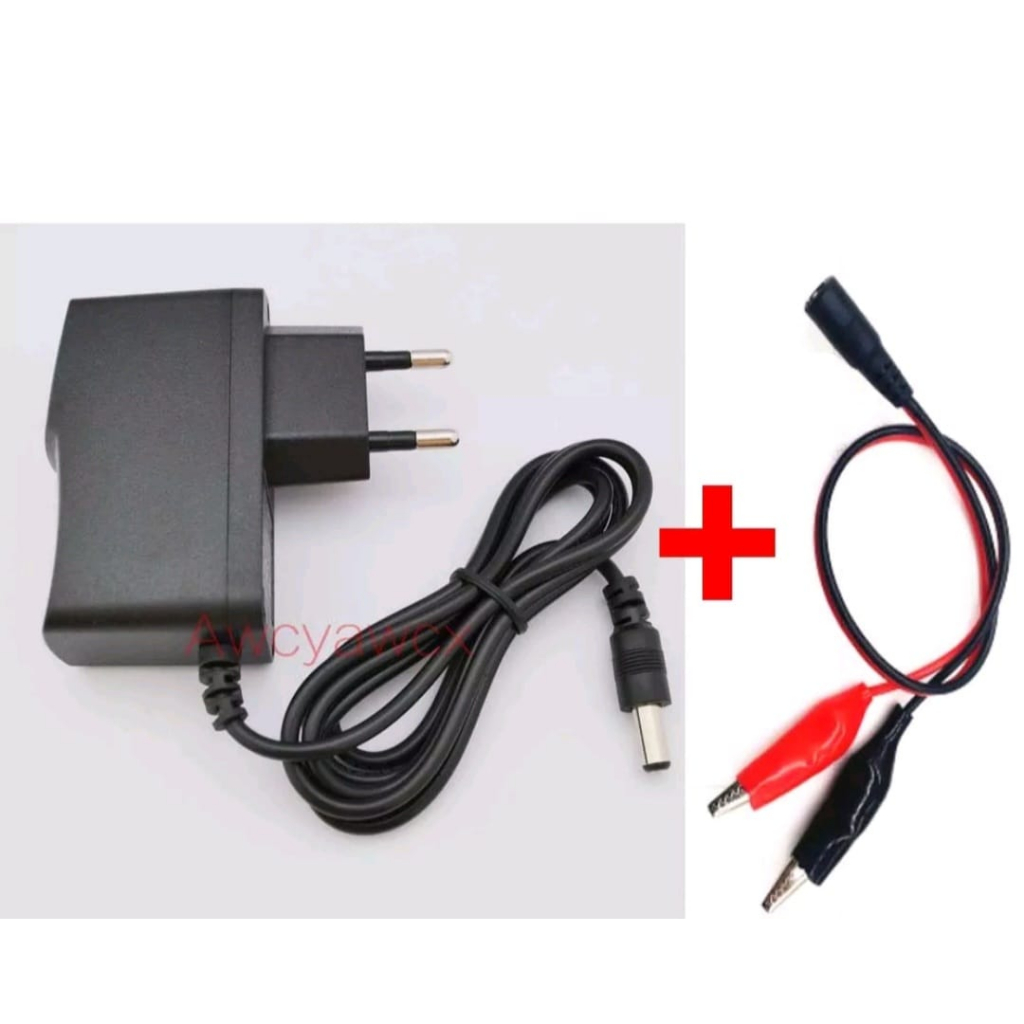 Charger Mainan Anak Motor Elektrik DC Klip Buaya