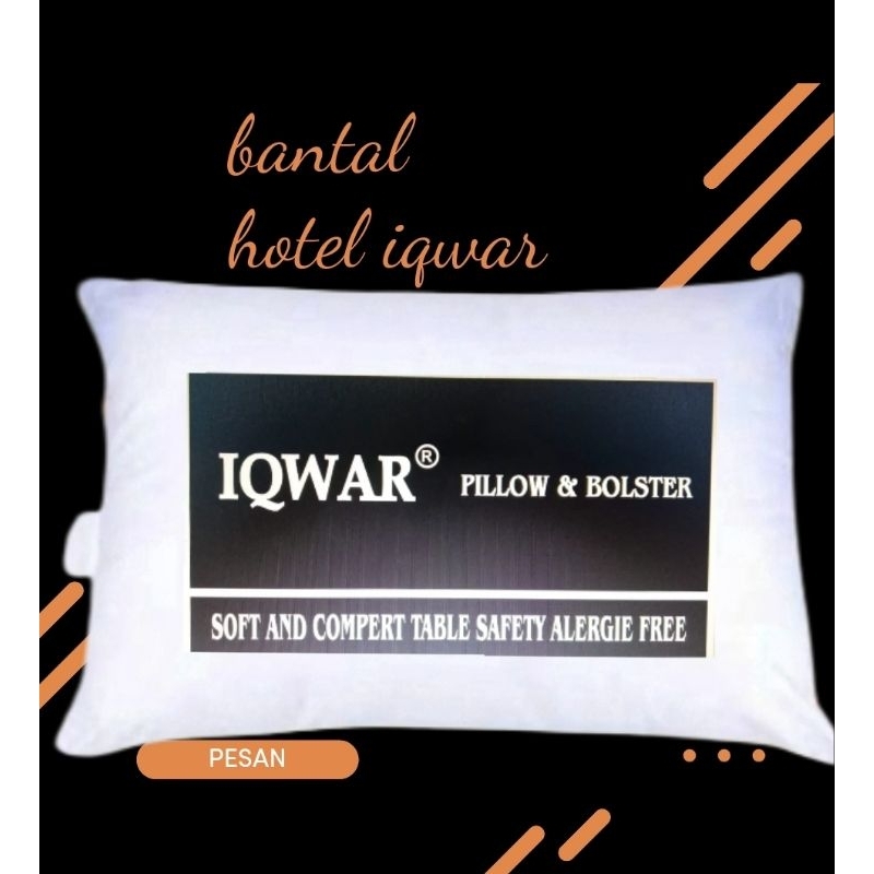 Bantal tidur kepala IQWaR Original 100% silikon hotel berbintang super mewah Bantal Hotel  Premium Q