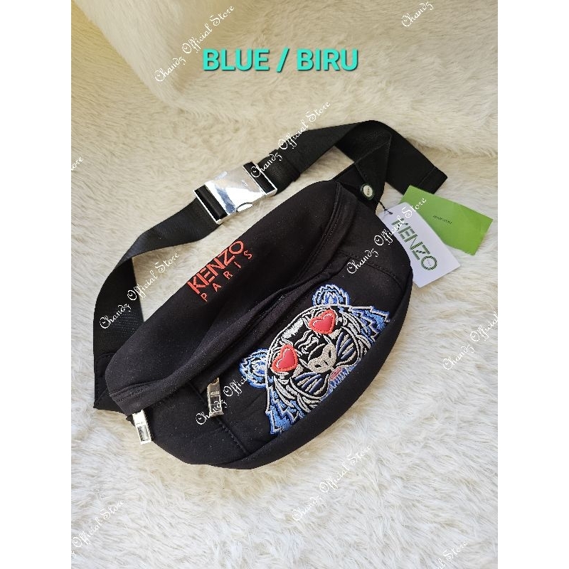 Waistbag Kenzo Embroidered Tiger Bumbag Import / Tas Pria