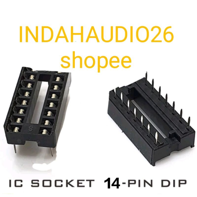 socket ic 14 pin soket ic 14pin  14p 14 p