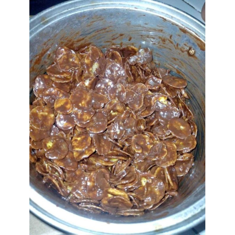 

keripik pisang coklat/pisang coklat lumer