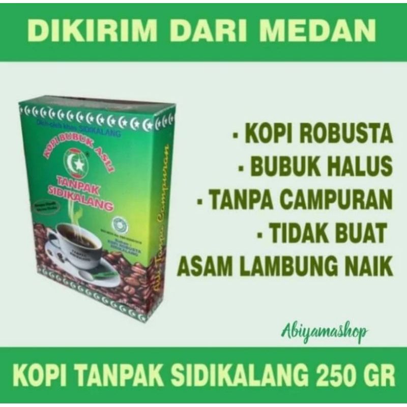 

Bubuk Kopi Tanpak Sidikalang Asli dari BIJI KOPI ROBUSTA