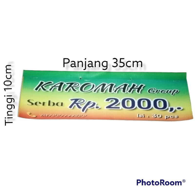 label mainan renteng,Snack, accesoris,custom nama toko