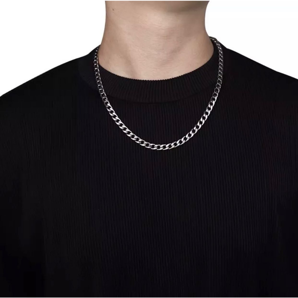 KALUNG TITANIUM RANTAI PRIA ANTI KARAT/KALUNG RANTAI TITANIUM PRIA