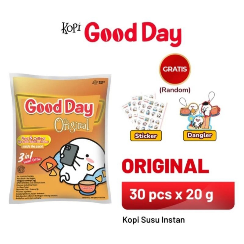 

GOOD DAY The Original 1 Bag (30 x 20gr) - Quby