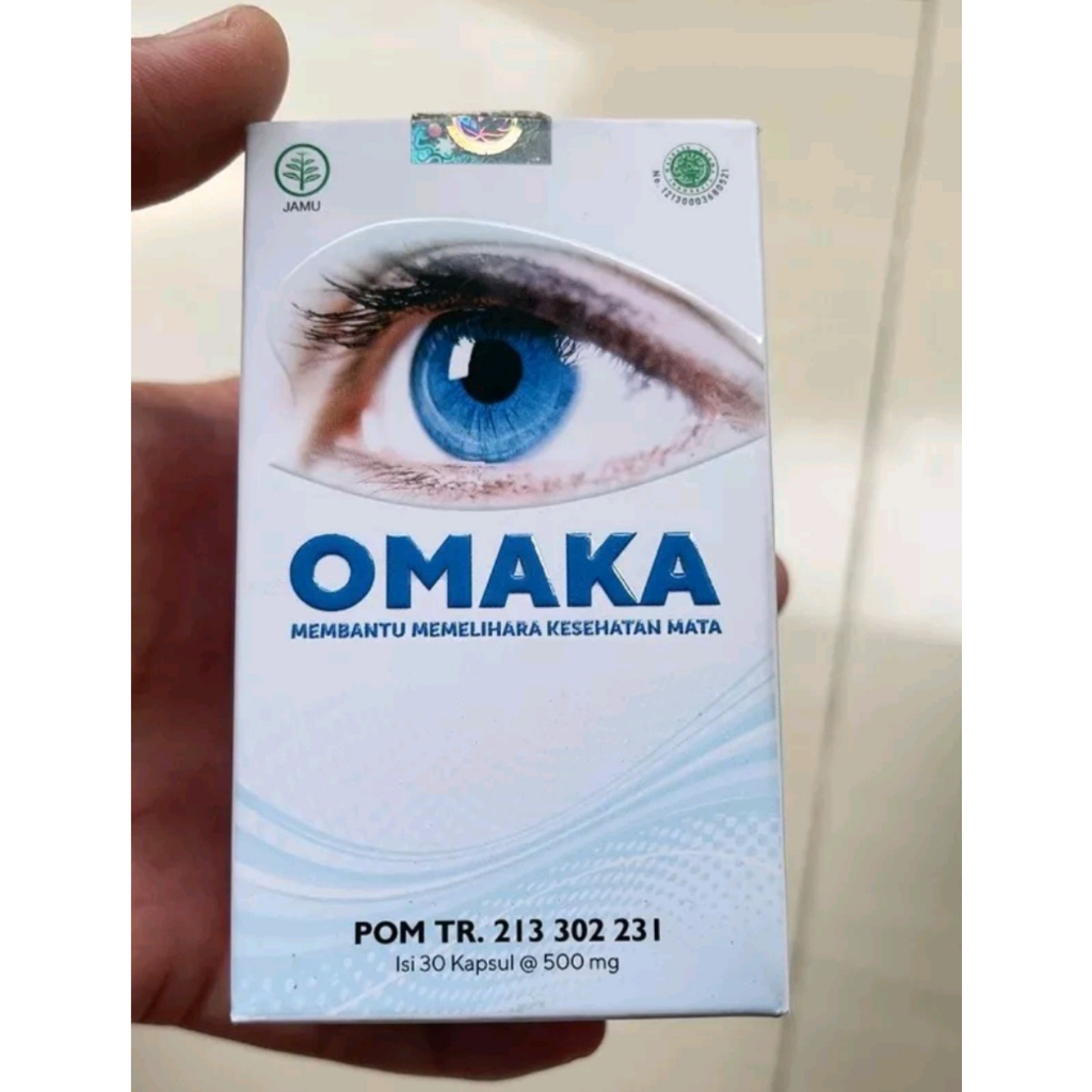 OMAKA ASLI Obat Mata Katarak - Plus - Minus - Mata Bengkak - Keluhan Mata Omaka Isi 30 Kapsul Origin