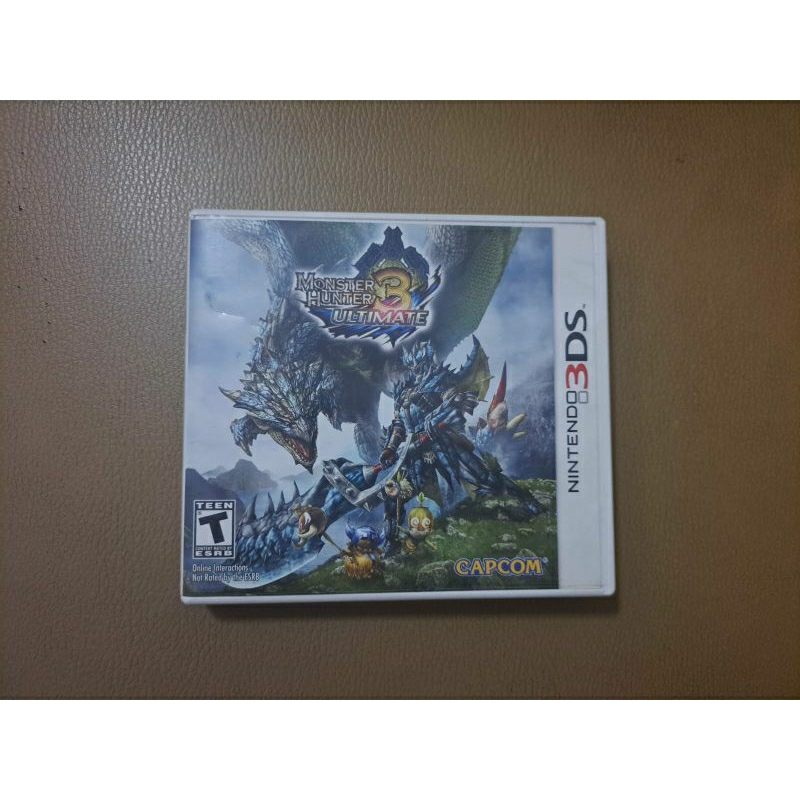Monster Hunter 3 Ultimate USA Kaset Game Nintendo 3DS 2DS Fullset Box