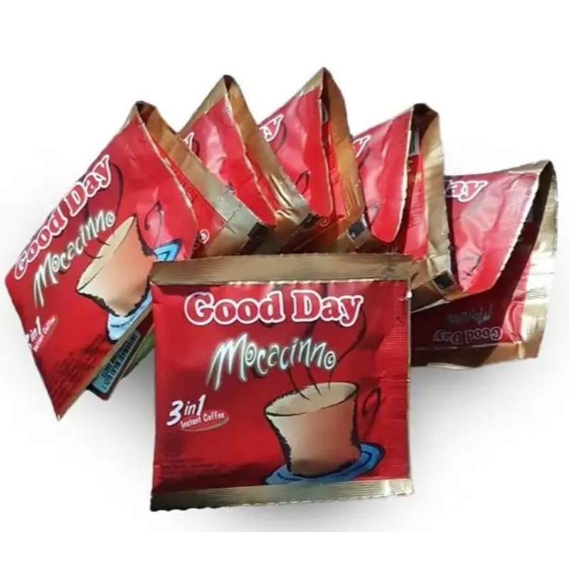 

Kopi Good Day Mocachino 1 renceng isi 10 pcs 20 gr x 10 pcs