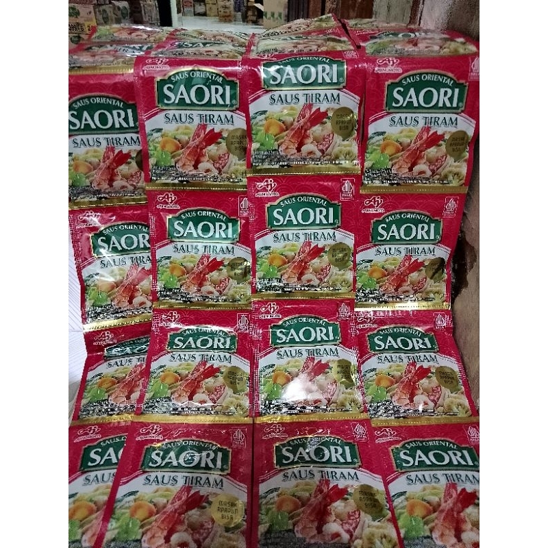 

saori saos tiram satu renteng 10 pcs
