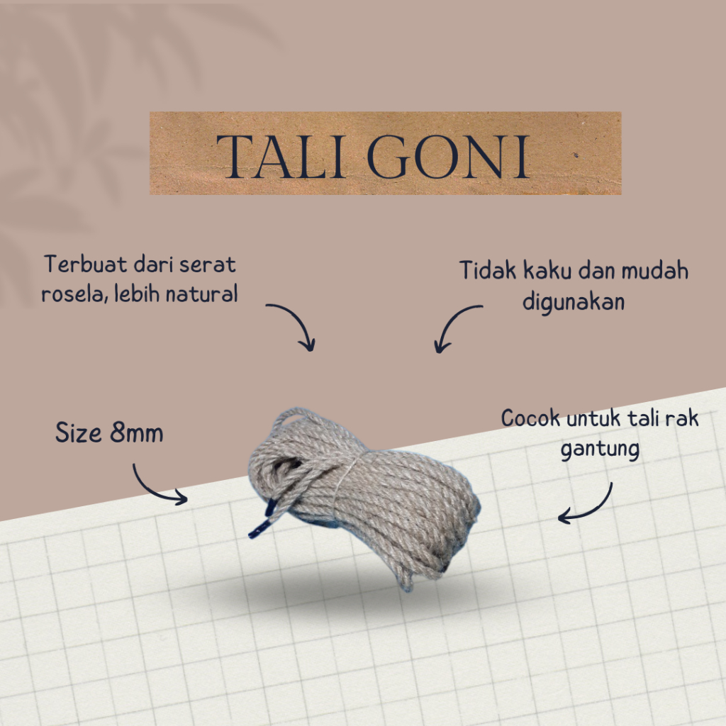 Tali tambang Goni 8mm 60 meter