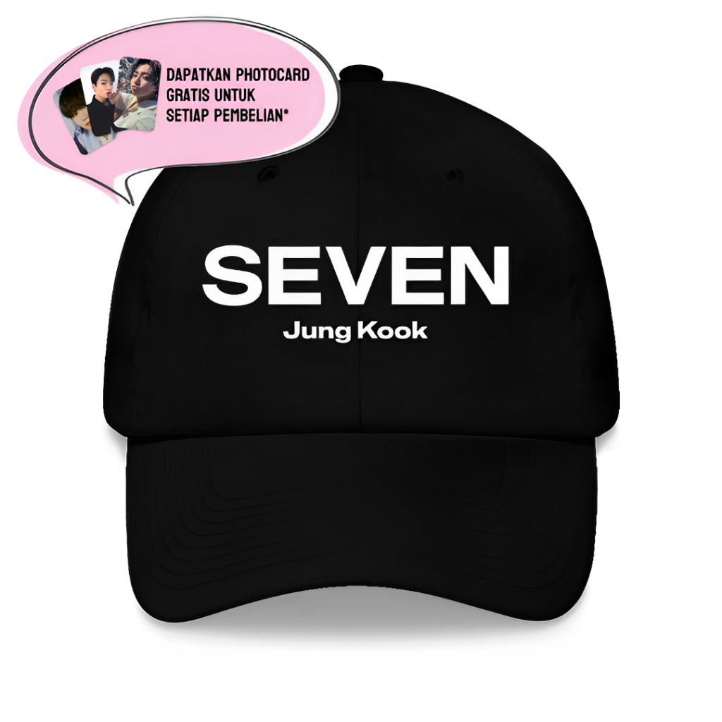 TOPI KPOP BTS JUNGKOOK SEVEN (GRATIS PHOTOCARD)