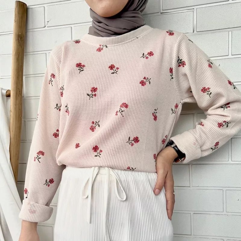 kaos wafer printing wanita/kaos wafer premium