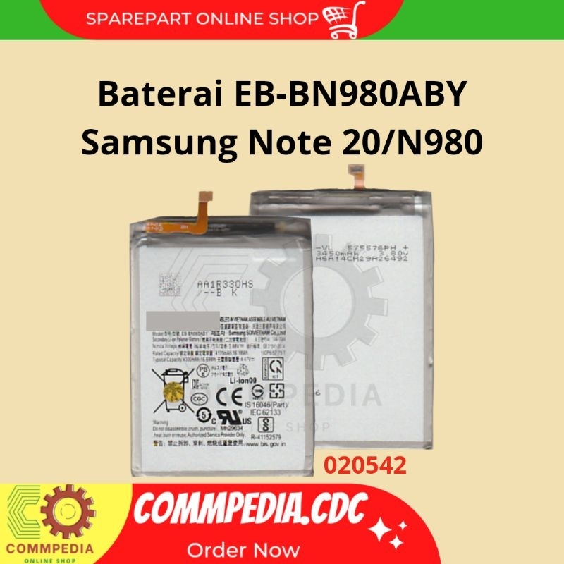 Baterai Samsung Note 20/N980 EB-BN980ABY