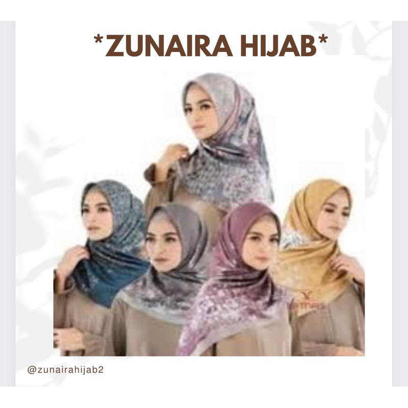 HIJAB VOAL MOTIF PREMIUM - ZunairaHijab Poliester Katun Katun Katun Katun Sutra