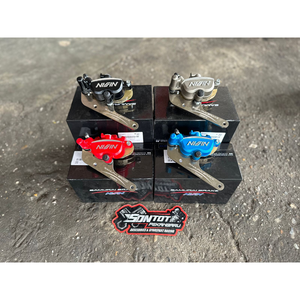 KALIPER NISSIN SAMURAI BRAKE 2 PISTON BEAT/VARIO/SCOOPY 260MM ORIGINAL