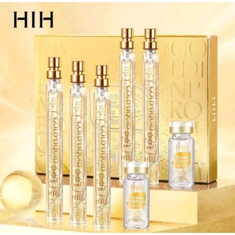 (ORIGINAL 100%) 1 BOX HIH GOLD PROTEIN LINE PEPTIDE//TANAM BENANG TANPA JARUM//SERUM & BENANG COLLAG