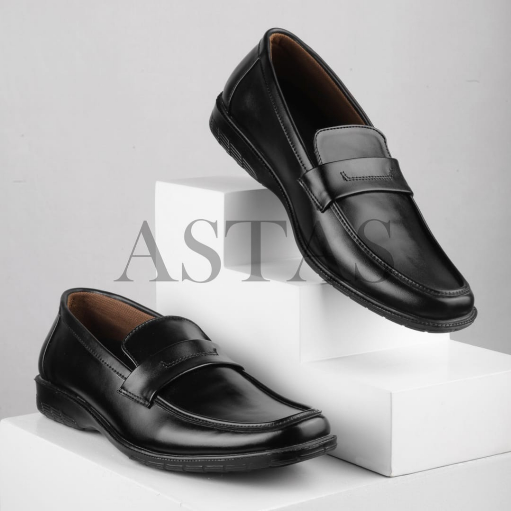 Sepatu Pantofel Kulit Asli Bige Size 44 45 46 47